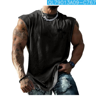 2024 New Cross Border plus size Shirt Printed Men's Loose Trendy Short Sleeve Lel Shirt