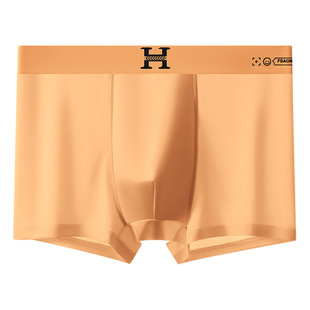 Ice Silk Men's Underwear Men's plus size Breathable Magnets Bacteriostatic Maintenance Boxers Warm Sense Technology Men's Boxer Shorts