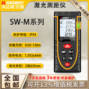 SNDWAY deep dawei laser rangefinder SW-M50 high precision infrared measuring instrument electronic ruler laser