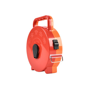 Boxed Warning line warning belt construction power guardrail belt isolation belt polyester cloth hand-operated 30 m 50 m