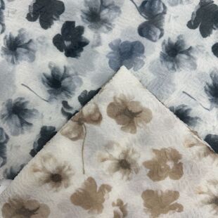in stock New High Density Snow Spinning Embossed Printed Fabric Lady Vintage dress Cheongsam Slip Skirt Fabric