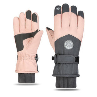 Couple's ski gloves men's winter warm windproof women's riding touch screen Amazon cross-border factory direct sales
