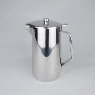 Stainless Steel Cold Kettle Juice Kettle High-class Large Capacity with Lid Hotel Restaurant Ice Kettle Thickened Cold Kettle