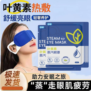 Lutein Steam Eye Mask, Eye Fatigue Hot Compress, Shading, Dry Eyes for Women, One-Time Eye Protection Patch