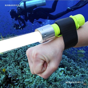 Diving Flashlight Underwater Professional Strong Light Super Bright Waterproof Night Diving Yellow Light LED Breeding Light Screw Salvage Factory