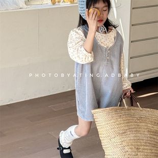 2025 Children's Clothing Spring Clothing Girls Korean Style Spring and Summer Corduroy Pants Pants