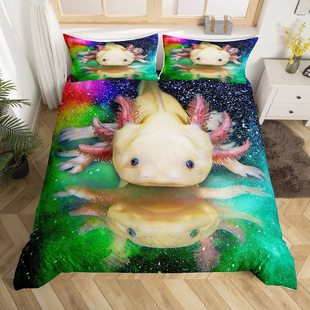 Cross-Border Cowhide Suit Glitter Leopard Print Kidsren's Duvet Cover Cheetah Spotted Wildlife Bedding Manufacturer