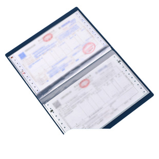 Special Invoice Folder for Vat, Bill Book, Information Book, Storage Bag, Portable Office Document Receipt Organizer Folder