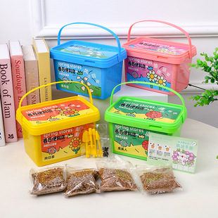 New Primary School Kidsren's Flower Planting Observation Box Indoor Potted Mini Seed Germination Set Planting Diary