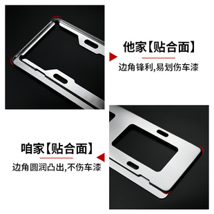 License Plate Frame, License Plate Frame, Blue License Plate Frame, License Plate Cover, Protective Frame, License Plate Holder, New Energy Green Plate Number Plate Frame