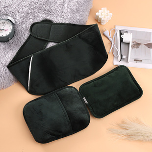 Wholesale warm water bag electric hand warmer hot water bag warm baby charging explosion-proof heating three-piece waist support bag plush