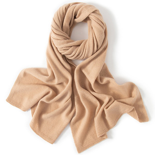 Autumn and Winter New Pure Cashmere Scarf Unisex Pure Cashmere Scarf Long Full Cashmere Shawl Warm Neckset