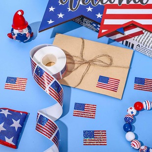 American Flag Laser Sticker Sealing Sticker Decorative Gift Box Sticker Label