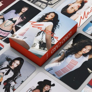 JENNIE Single Link Spot 55 BP Powder Ink JENNIE Jin Zhini Card Postcard lomo Card