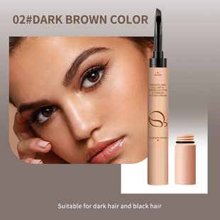 Amazon Cross-border Makeup Eyebrow Dyeing Cream Eye Makeup Eyebrow Deepening Waterproof Makeup Holding Stereo Natural Eyebrow Dyeing Pen