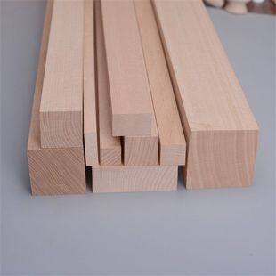 Ll beech wood wood wood square wood DIY hand-carved material pallet material desktop wood color strip (presale)
