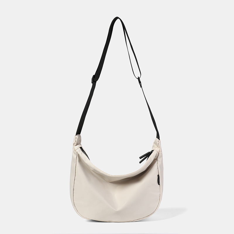 Men's bag, high-end shoulder/crossbody bag, large capacity, simple and versatile, college student commuter bag, travel bag