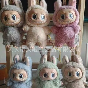 THE MONSTERS Раббу Сердце Макарон Три года слепая коробка LABUBU плюшевая кукла