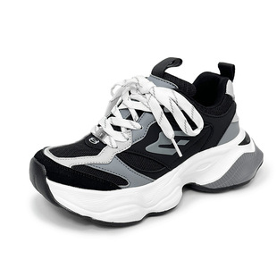 Long foot in stock Paris same style fried street dad shoes breathable thick bottom increased lovers casual sneaker men's and women's fashion