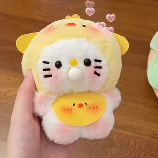 Пузырьковая кукла diy запись ручной работы Kitty cat скрипит клоун кошка подвесной материал пакет