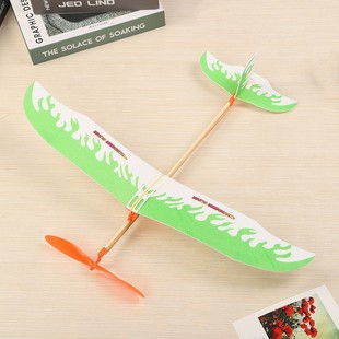 New Thunderbird Single Wing Rubber Band Powered Aircraft Glider diy Children's Educational Toys Scientific Experiment Airplane Model