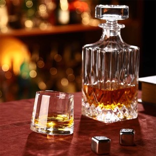 ins Style Thickened Rotating Crystal Glass Wine Glass Distinctive Wine Tumbler Whisky Cup