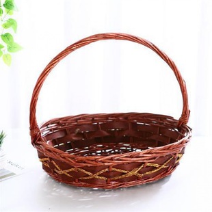 Fruit Basket Fruit Gift-giving Fruit Basket Fruit Store Fruit Basket Rattan Gift-giving Fruit Basket Gift Box Egg Storage Basket