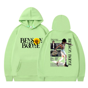 Cross-border Export Hooded Sweatshirt Harajuku Style Bonon Boone Sweatshirt Long-sleeved Men's and Women's Pullover Ready for Sale