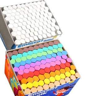 Color chalk multi-color children's dust-free blackboard newspaper teachers wholesale kindergarten home teaching dust-free white six