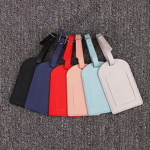 Luggage Tag, Suitcase, Simple Luggage Tag, Luggage Leather Tag, Checked Anti-Lost Small Pendant, Boarding Pass