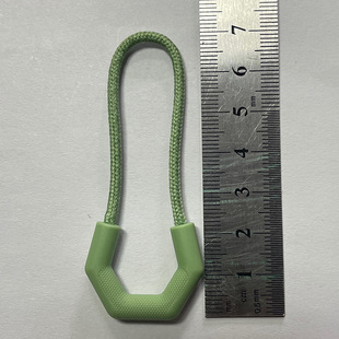 U-shaped zipper pull tail rope plastic pull tab clothing bags injection rope non-slip round pull tab manufacturers wholesale