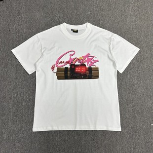 Foreign trade wholesale Alcatraz Basic Series Short Sleeve c0rteiz Phantom Letter Logo Printed T-Shirt Couple Dress