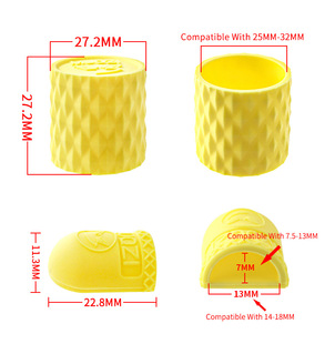 MUQZI road bicycle transmission brake handle change silicone wheel set quick release protective cover finger anti-scratch cover