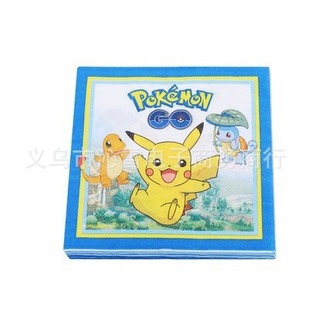 Pikachu День Рождения Украшение Флаг Спиральные Висячие Украшения Baokemeng Посуда костюм Торт Вставка Тарелка Скатерть