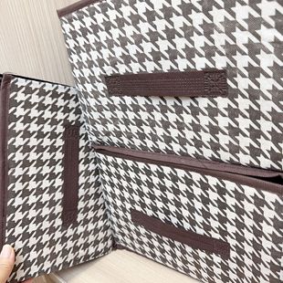 Houndstooth Compartment Clothing and Pants Storage Box Drawer-type Multi-functional Dormitory Organizing Toy Clothes Storage Box