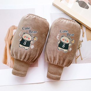 Autumn and Winter Luokou baby oversleeve 1-5 years old girl boy infant sleeve cute stain-resistant hand sleeve children oversleeve