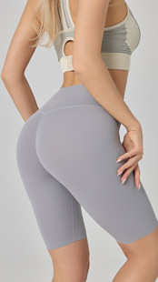 LULU Sports High Elastic Hip Lifting Running Fitness Women's Yoga Breathable High Waist Riding Pants Summer