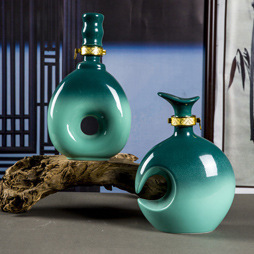 500 мл креативная керамическая винная бутылка Jingdezhen 1 кг винный горшок навалом винный горшок винный банк пустая винная бутылка подарочная коробка