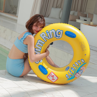Swimming Circle Adult Thickened Men's and Women's Inflatable 3-4-6 Years Old Swimming Circle Adult Internet Celebrity Ins Children's Swimming Equipment