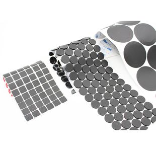 Custom Die-cut Silicone Anti-slip Sticker Self-adhesive Round Silicone Gasket Strong Adhesive Shock Absorbing Anti-slip Silicone Mat