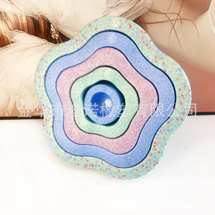 Children's Building Blocks Toys Stacking Music Rainbow Crossing Bridge Stone Sensor System Training Equipment Footstone Balance Training Crossing River Stone