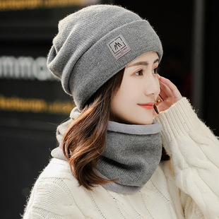 Winter fleece-lined Warm Fisherman Hat Women's Fashionable All-match Imitation Rabbit Fur Ear Protecting Fluffy Hat Big Head Circumference Face Showing Small Basin Hat