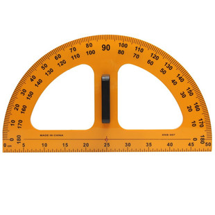 Teaching triangle protractor compasses ruler Primary School Junior High School large multi-function drawing tool drawing set