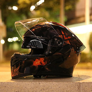 AIS Motorcycle Helmet Men and Women Motorcycle Ai Lion Full Helmet Covered Exposed Helmet Winter Electric Vehicle Helmet