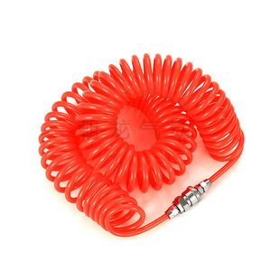 Wholesale PU spring air pipe 3M6m pneumatic hose air compressor 6*4/8*5/10*6.5/12*8 pressure resistance and temperature resistance