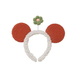 Cute Cartoon Plush Strawberry Bear Hair Hoop Star Dailou Kulomi Children's Headwear Cat Ear Wash Face Hair Hoop