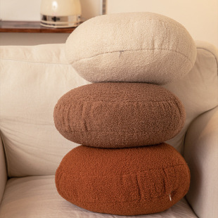 Nordic INS literary style household circular pillow simple modern sofa bed cushion pillow pillow window decorative pillow