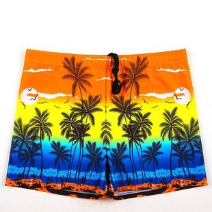 Swimming Trunks Men's Flat Angle Low Waist Loose Comfortable Anti-embarrassment Hot Spring Slim-fit Slimming Men's Fashionable Professional Quick-drying Fashion