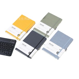 No sponge elastic strap elastic pen case study diary hard face copy business notebook wholesale hard face mounted