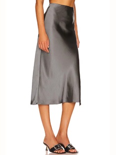 Skirt for Women in Summer, Mid-Length, Slim and Drapey, Slit, Professional Elegant Skirt, Commuter Style High-Waisted Suit Skirt